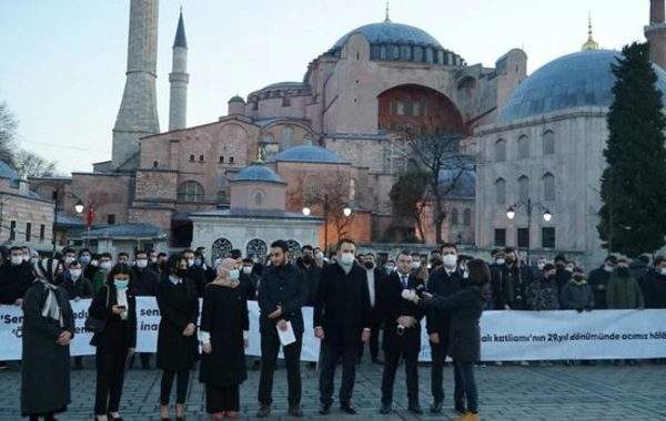 Турецкая молодежь требует "Справедливости к Ходжалы" - ФОТО